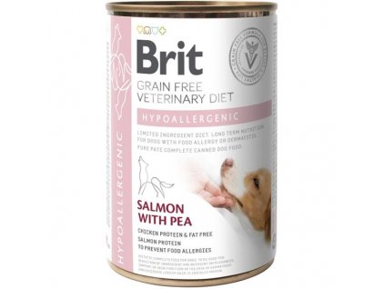 Brit Veterinary Diets Dog konzerva Hypoallergenic 400g