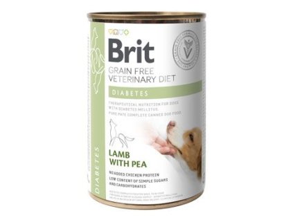 Brit VD  Dog GF  konzerva Diabetes 400g