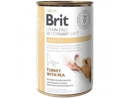 Brit Veterinary Diets Dog konzerva Hepatic 400g