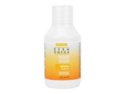 Diafarm Omega 3+6 na srst pes a kočka dávkovač 250ml