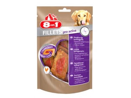 Pochoutka 8in1 Fillets pro active S 80g