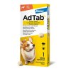 AdTab žvýkací tableta pro psy 1tbl