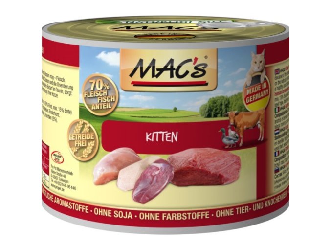 Konz. MACs Cat pro KOŤATA (Distribuce neznámá, Velikost balení 200 g )