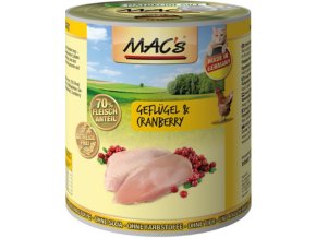Konz. MACs Cat DRŮBEŽ a BRUSINKA (Distribuce neznámá, Velikost balení 200 g )
