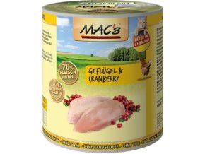 Konz. MACs Cat DRŮBEŽ a BRUSINKA (Distribuce neznámá, Velikost balení 400 g )