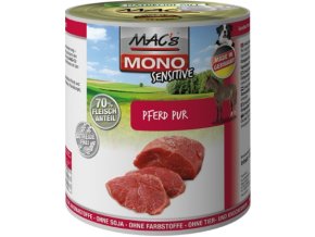 Konz. MACs Dog MONO Sensitive KOŇSKÉ (Distribuce neznámá, Velikost balení 800 g )