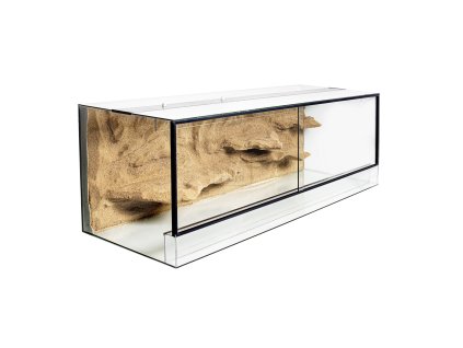 Skleněné terárium 100x50x50 s 3D pozadím