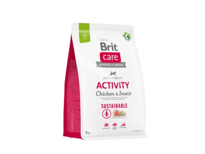Krmivo Brit Care Dog Sustainable Activity Chicken & Insect 3kg