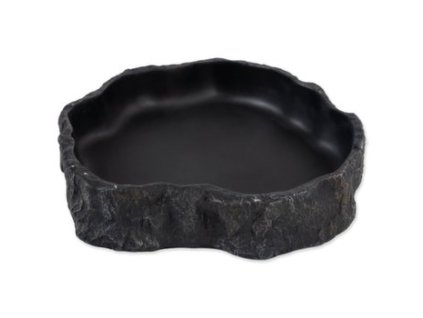Miska Repti Planet na krmení černá 19,5x17,5x4,2cm