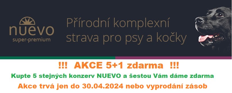 Nuevo konzervy pro psy a koččky