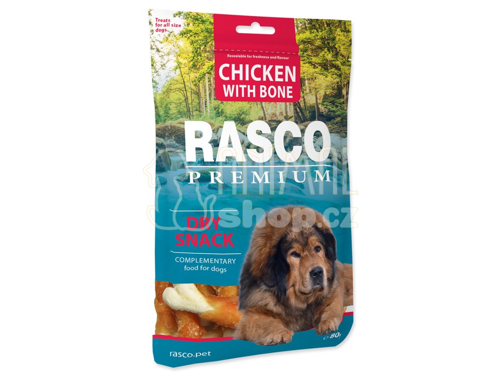 Pochoutka RASCO Premium kosti obalené kuřecím masem