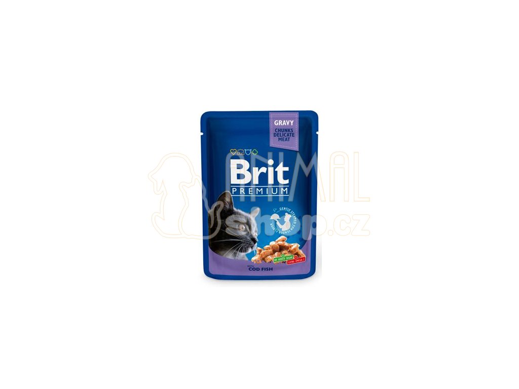 Brit Premium Cat kapsa with Cod Fish 100g