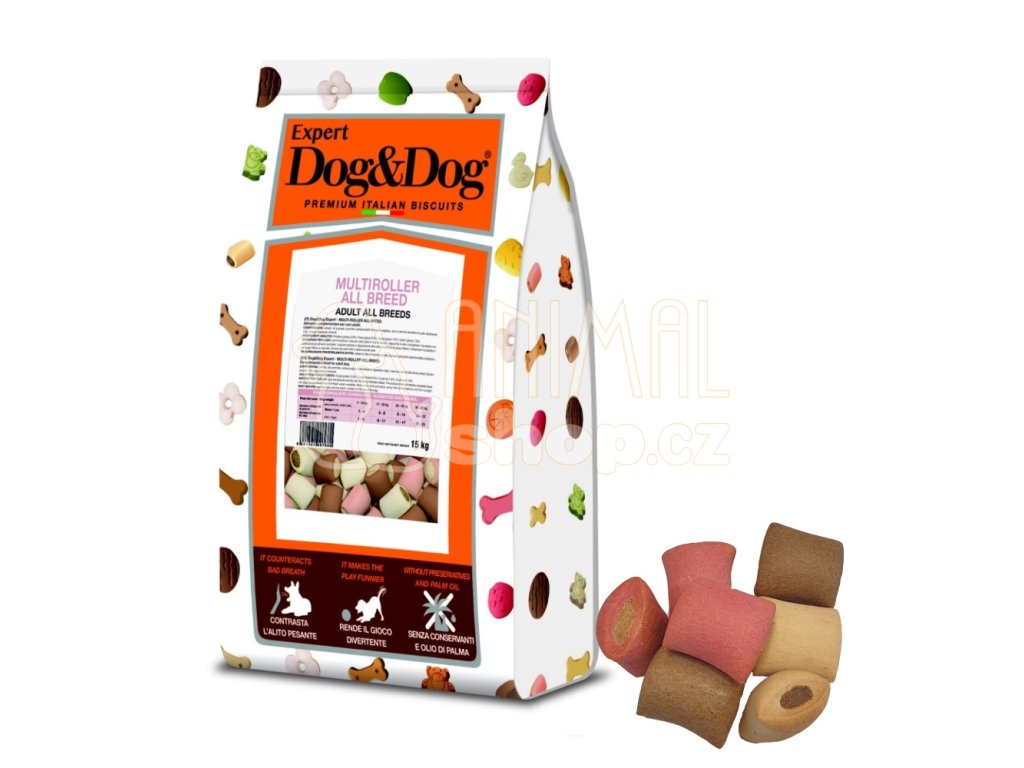 Dog & Dog Expert Multiroller plněné válečky 15 kg