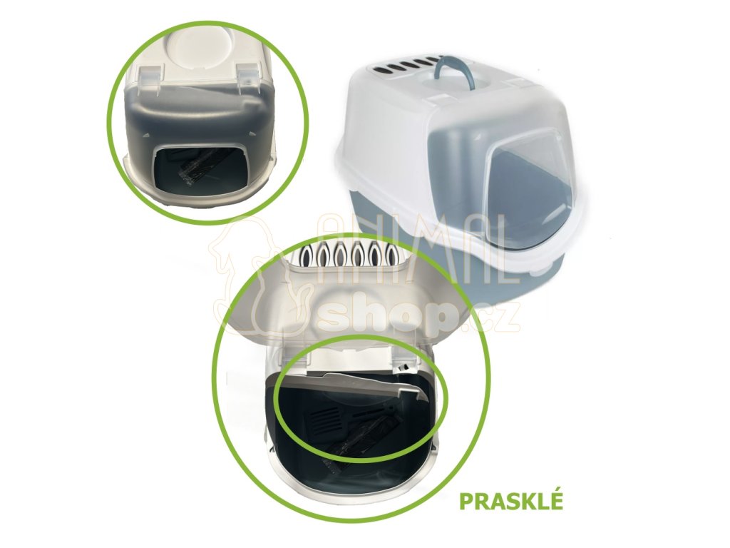 WC uzavřené Cathy Easy Clean, modrošedá/šedá (Barva modrošedá)