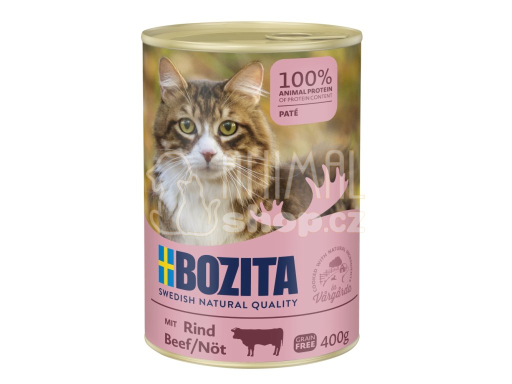Bozita Cat paté s hovězím masem 400 g