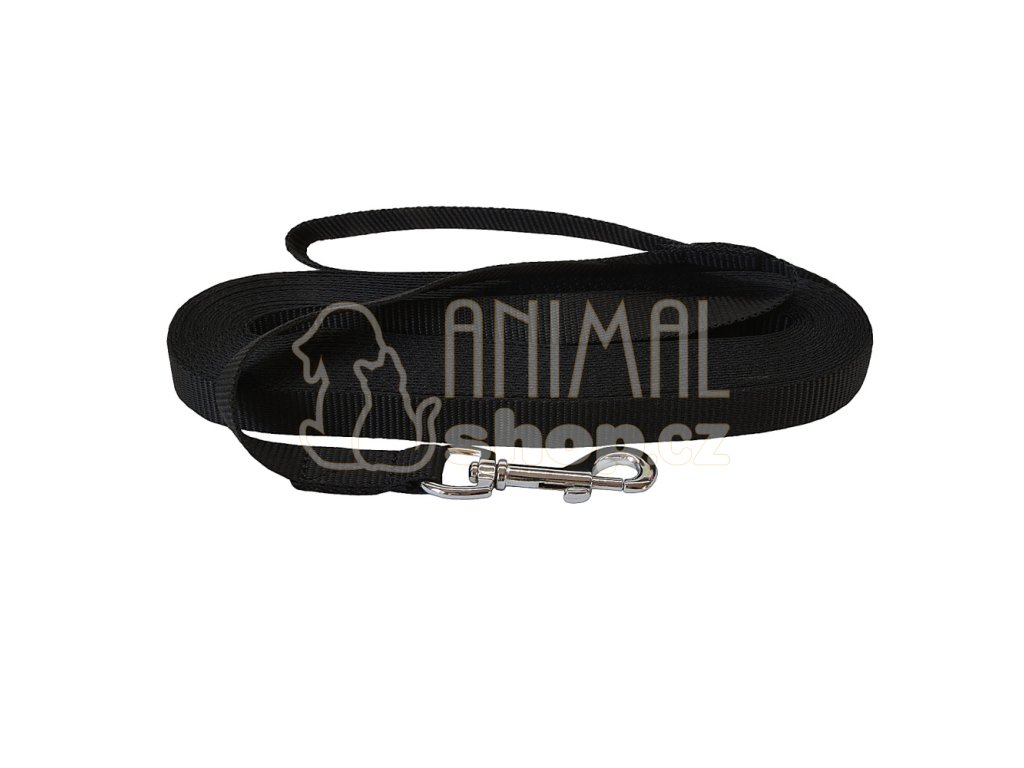 Stopovačka popruh černá šířka 20 mm, délka 20 m