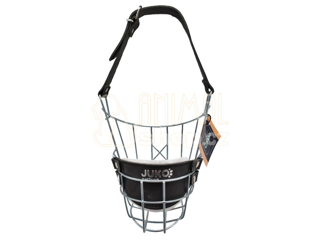 Náhubek zinek/kůže pitbul, labrador, čau čau, staford - pes