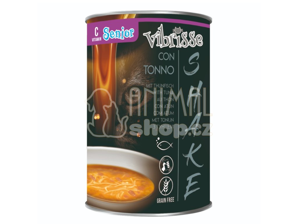 Vibrisse Shake Senior Tuňáková polévka s vitamínem C 135 g