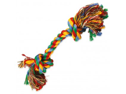 Uzel DOG FANTASY bavlněný barevný 2 knoty 30 cm