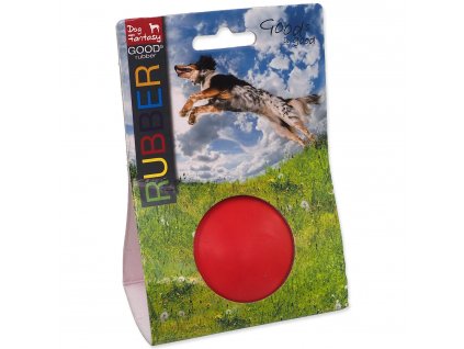 Hračka DOG FANTASY míč gumový házecí červený 6 cm