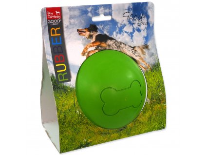 Hračka DOG FANTASY míč gumový házecí zelený 12,5 cm