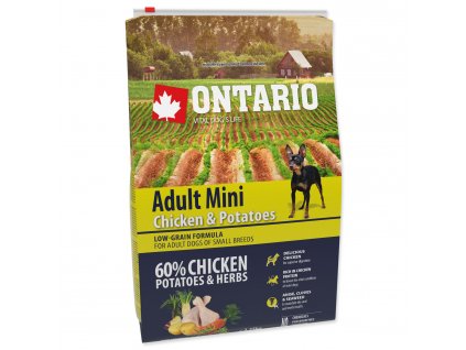 ONTARIO Dog Adult Mini Chicken & Potatoes & Herbs
