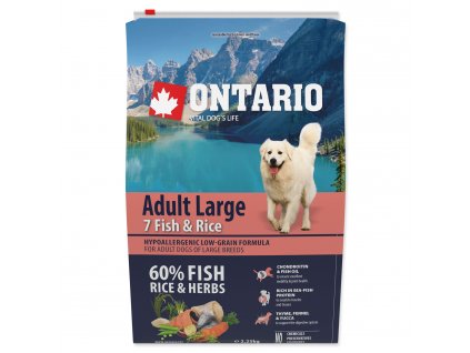 ONTARIO Dog Adult Large Fish & Rice