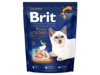 Krmivo Brit Premium by Nature Cat Indoor Chicken 300g