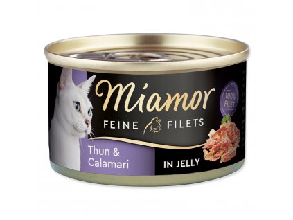 Konzerva MIAMOR Feine Filets tuňák + kalamáry v želé