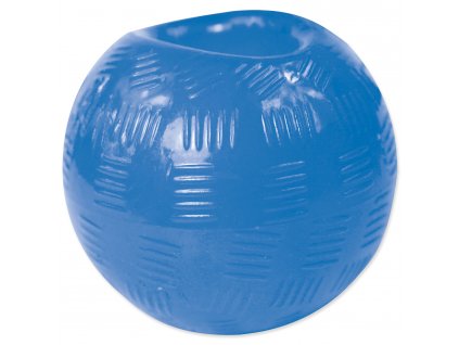 Hračka DOG FANTASY Strong míček gumový modrý 8,9 cm