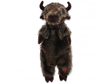 Hračka DOG FANTASY Skinneeez bizon plyšový 50 cm