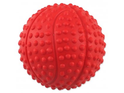 Míček DOG FANTASY basketball s bodlinami pískací mix barev 5,5cm