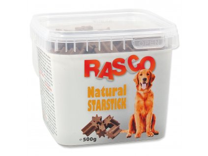 Pochoutka RASCO Dog starstick natural
