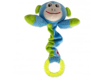 Hračka LET`S PLAY Junior opice modrá 30 cm