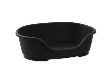 Pelíšek DOG FANTASY plastový černý - v rozměrech 70/95/110 cm (černý 70 cm)
