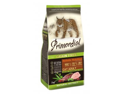 Primordial GF Cat Adult Duck & Turkey 2 kg