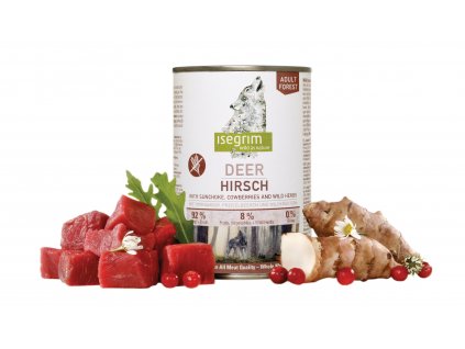 ISEGRIM Adult Forest: Jelen s topinambury, brusinkami a bylinkami 400 g
