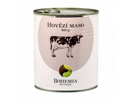 BOHEMIA Hovězí maso ve vlastní šťávě 800 g