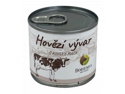 BOHEMIA Hovězí vývar s kousky masa 140ml