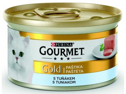 Gourmet Gold cat konz.-jemná paštika tuňák 85 g