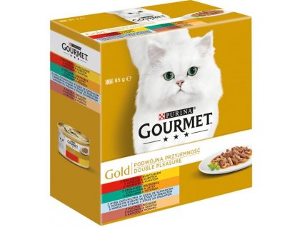 Gourmet Gold cat konz.-Mix Multipack 8 x 85 g