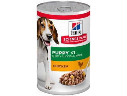 Hill's Science Plan Canine Puppy Chicken konzerva 370 g