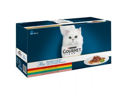 Gourmet Perle cat kaps.- Multip.minifiletky maso 60 x 85 g