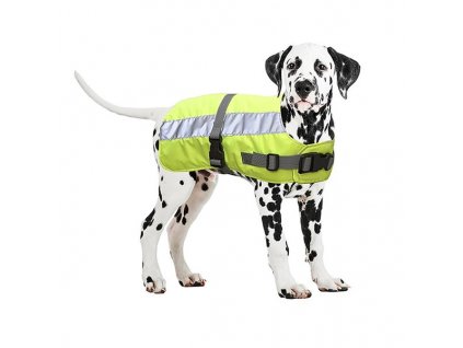 Reflexní vesta pro psa žlutá Duvo+ - různé velikosti 25-75cm