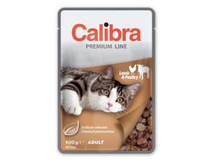 Calibra Cat kapsa Premium Adult Lamb & Poultry 100g