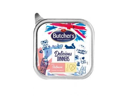 Butcher's Cat Pro Series Del.Dinner losos vanička 100g