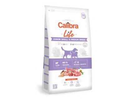 Calibra Dog Life Junior Small&Medium Breed Lamb 2,5kg