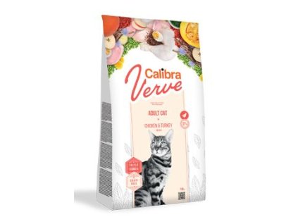 Calibra Cat Verve GF Adult Chicken&Turkey 750g