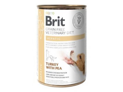 Brit VD Dog GF konz Hepatic 400g