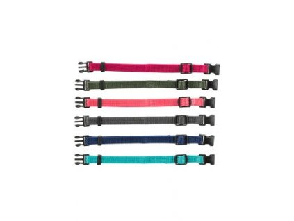 Obojek nylon pro štěňata rozez.M-L 22-35cm/10mm 6ks TR